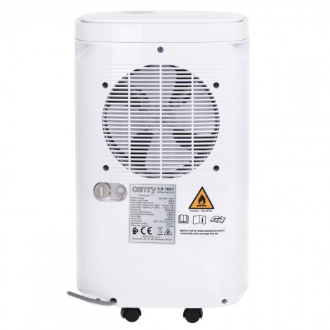 Camry | Air Dehumidifier | CR 7851 | Power 200 W | Suitable for rooms up to 60 m³ | Suitable for rooms up to m² | Water tank ca - 4
